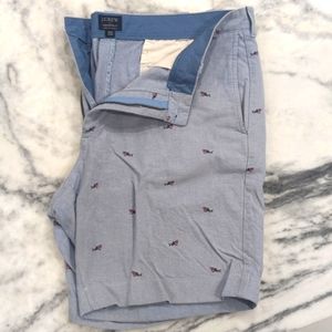 J. Crew Gramercy Shark linen shorts